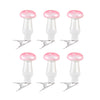 Pink Glass Clip on Mushroom Ornaments | Putti Christmas Canada