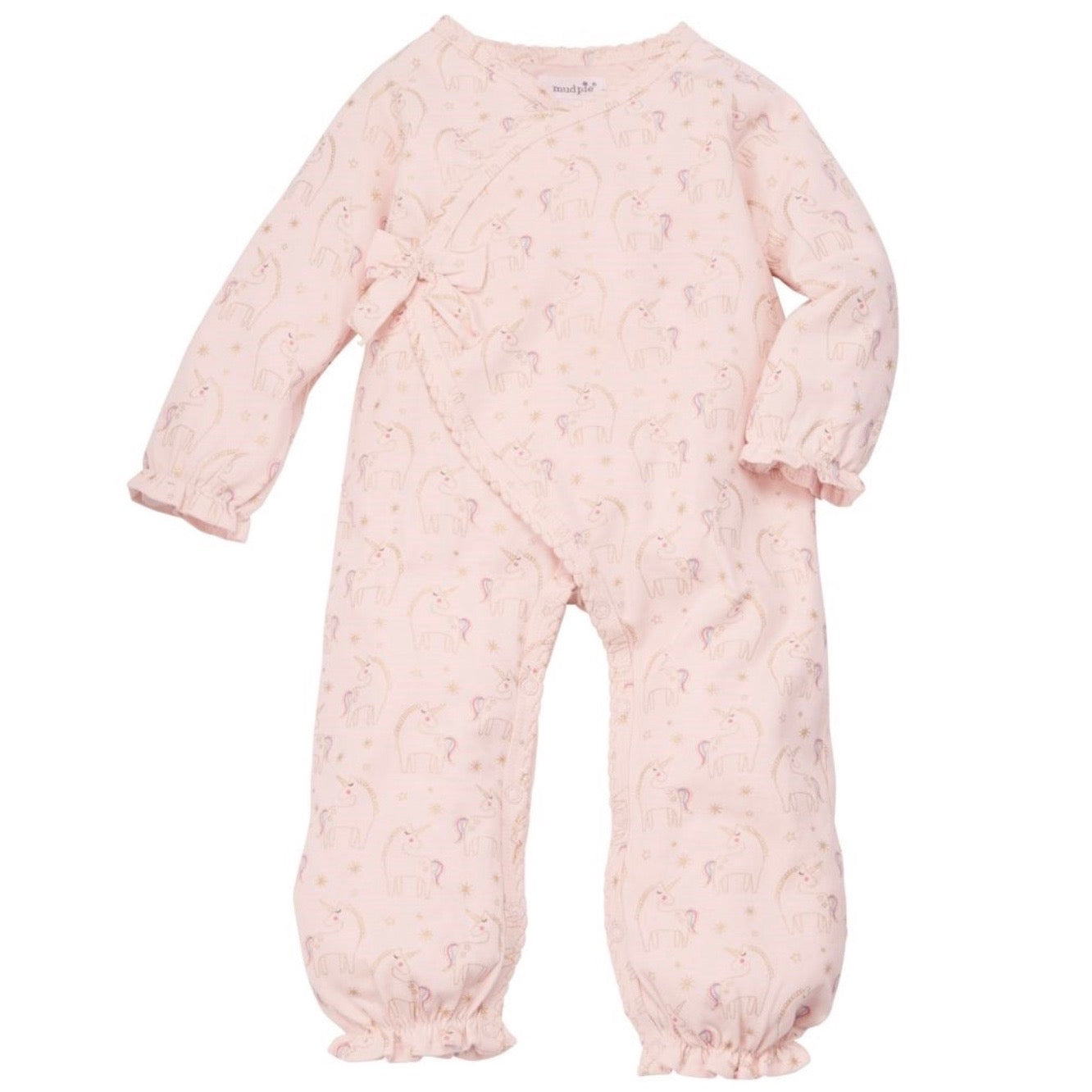 Mud Pie Gold Unicorn Kimono One Piece | Le Petite Putti 