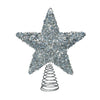 Ice Blue Glitter Star Tree Topper | Putti Christmas Celebrations Canada