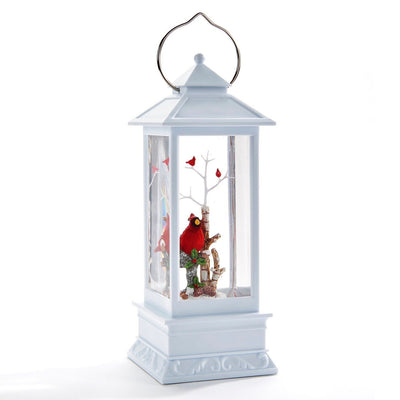 Lantern with Cardinals and Light  | Putti Christmas Celebrations