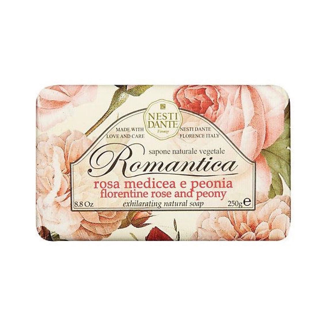 Nesti Dante Romantica Rose & Peony Soap | Putti Fine Furnishings 