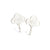 White Mr & Mrs Wall Hooks - Set of 2