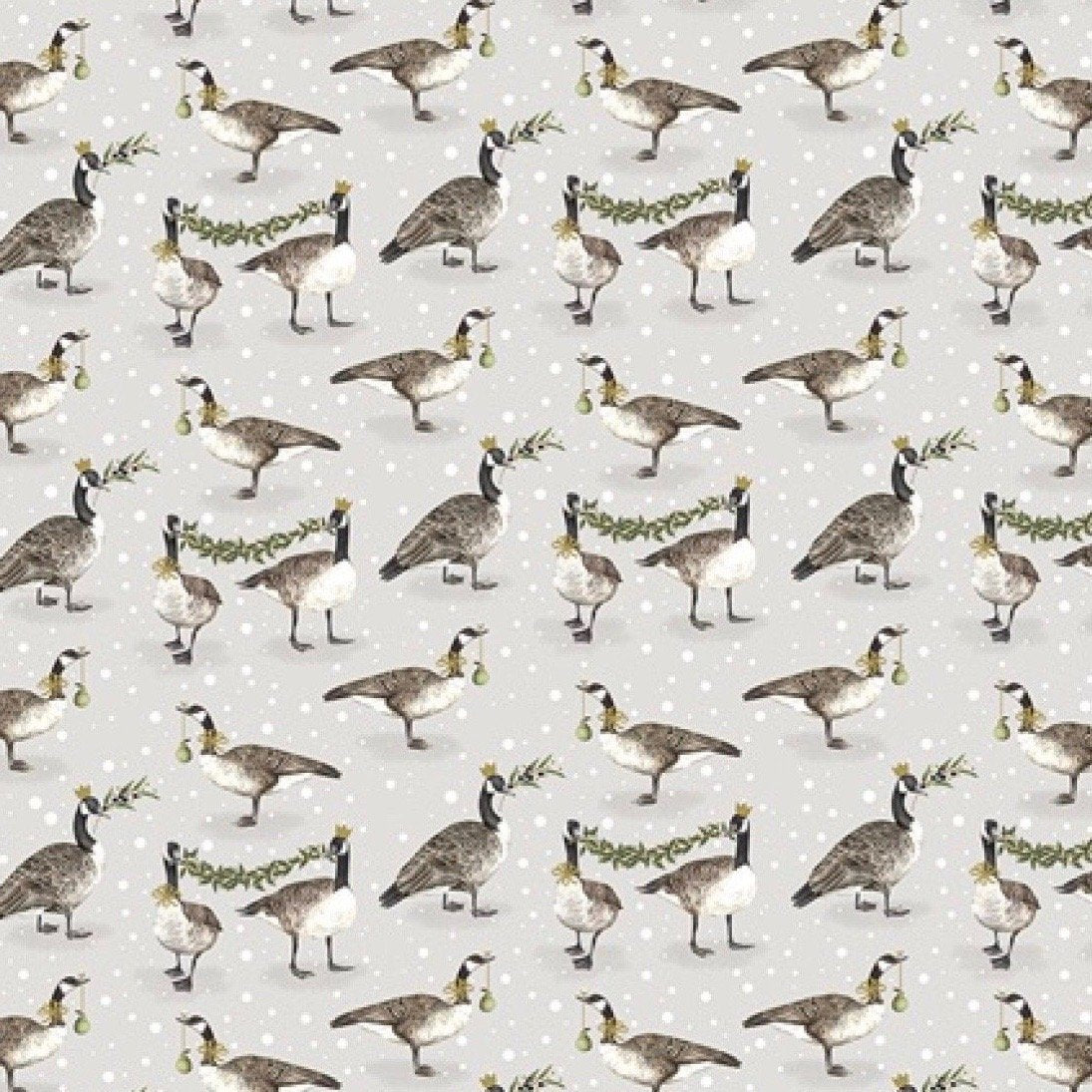 Canada Geese Christmas Sheet Wrapping Paper | Putti Christmas Celebrations