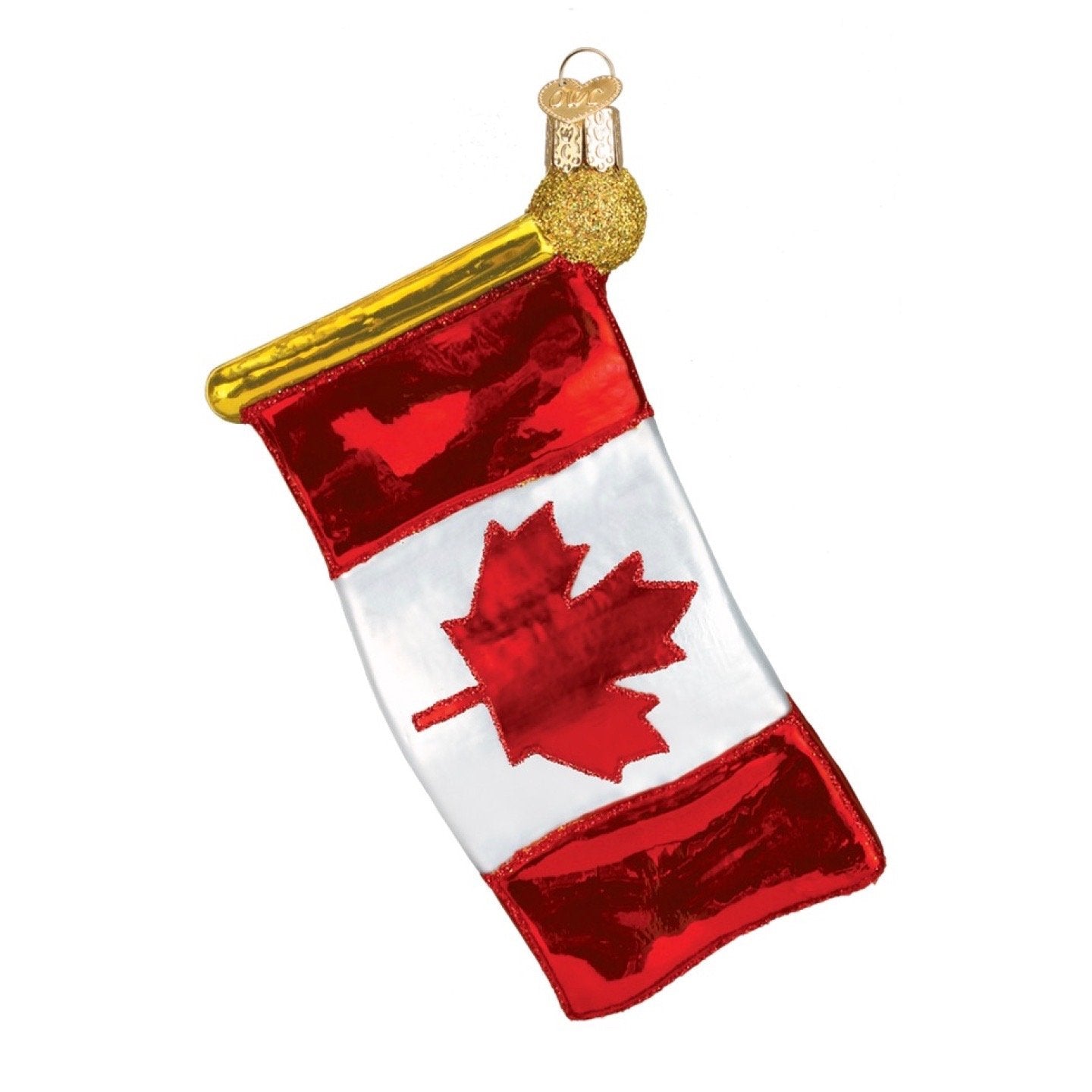 Old World Christmas Canadian Flag Christmas Ornament | Putti Canada