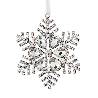 Crystal Snowflake Ornament | Putti Christmas Celebrations
