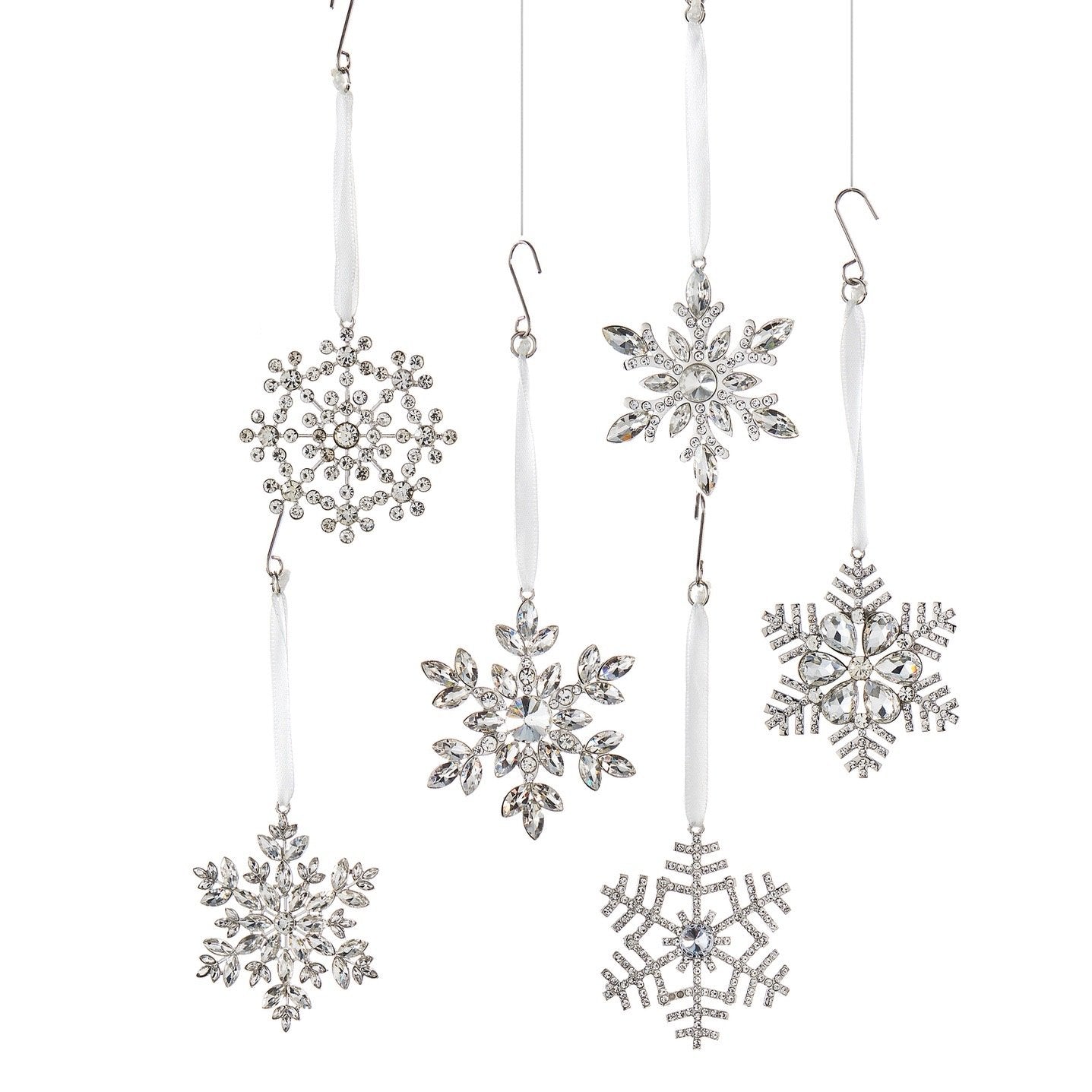 Crystal Snowflake Ornament | Putti Christmas Celebrations