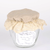  Miss Rose Sister Violet Linen Lace Jam Jar Cover, MRSV-Miss Rose Sister Violet, Putti Fine Furnishings