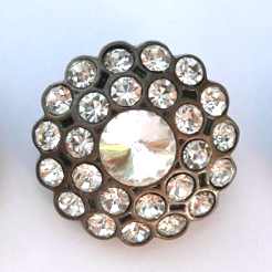 Miss Rose Sister Violet Full Diamante Buttons, MRSV-Miss Rose Sister Violet, Putti Fine Furnishings