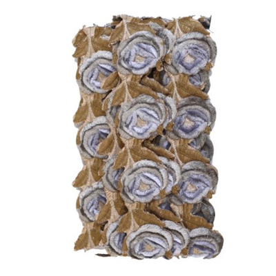 Miss Rose Sister Violet Velvet Rose Trim Lilac, MRSV-Miss Rose Sister Violet, Putti Fine Furnishings