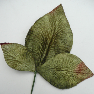  Miss Rose Sister Violet Velvet Leaves - Mid Green, MRSV-Miss Rose Sister Violet, Putti Fine Furnishings