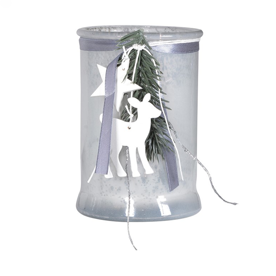  Deer Candle Holder - Small, CH-Coach House, Putti Fine Furnishings