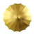 Soak London Boutique Patterned Pagoda Umbrella with Scalloped Edge  - Yellow | Putti 