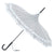 Soak London Classic Frilled Pagoda Umbrella - White Polka Dot | Putti 