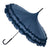 Frilled Navy Pagoda Umbrella | Putti Fine Fashions 