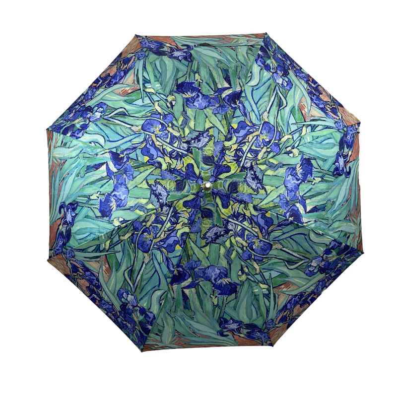 Soak London Van Gogh "Irises" Walking Stick Umbrella | Putti Fine Fashions 
