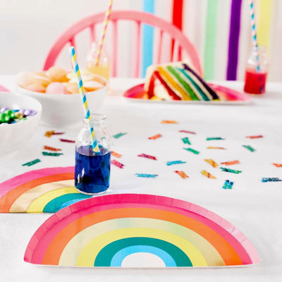 Birthday Brights Rainbow Shaped Plates | Le Petite Putti Canada