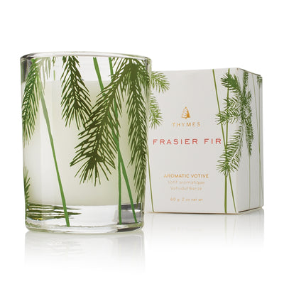 Thymes Frasier Fir Votive - Putti Fine Furnishings Canada