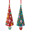 Kurt Adler Red and Green Christmas Tree Ornaments - Putti Christmas