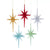 Kurt Adler Mid Century Glitter Starburst Ornament