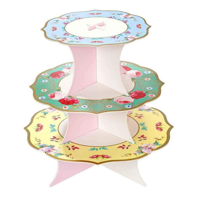 Truly Scrumptious Floral Cake Stand