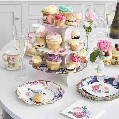 Truly Scrumptious Floral Cake Stand