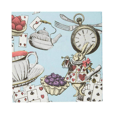 Truly Alice Blue Cocktail Napkins | Putti Party Supplies