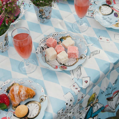 Talking Tables Alice in Wonderland Paper Tablecloth | Putti Party Supplies