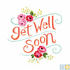 Get Well Soon Floral Greeting Card