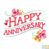 Happy Anniversary Floral Greeting Card | Putti Canada