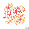 Wishing You a Very Happy Birthday Floral Greeting Card | Putti Canada