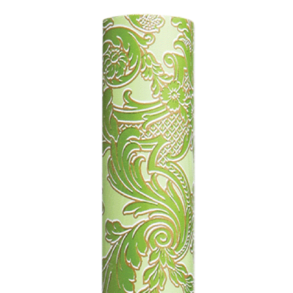 Anna Griffin Green Damask Gift Wrap Roll