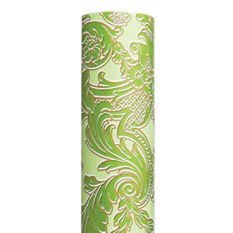 Anna Griffin Green Damask Gift Wrap Roll