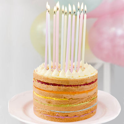 Talking Tables "We Heart Pastel" Long Party Candles - Putti Canada