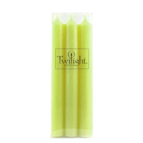 Twilight Taper Candles - Pastel Green | Putti Fine Furnishings Canada