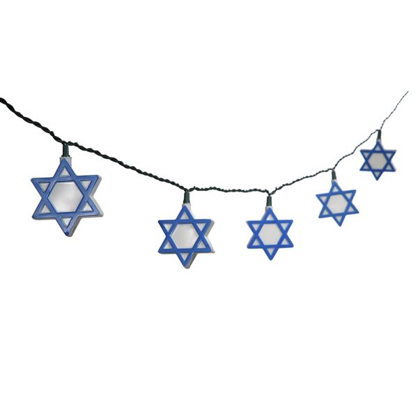Hanukkah Star of David 10 Light Set