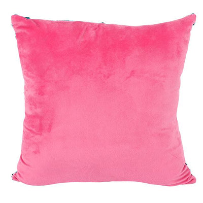 Pink and Aqua Blue Reversible Sequin Pillow, SD-Something Different, Putti Fine Furnishings