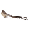 Grey and Natural Feather Bird with Clip | Putti Celebrations Canada