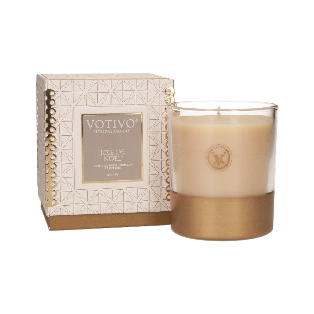 Votivo Holiday 3 Wick Candle - Joie de Noel | Putti Fine Furnishings Canada 