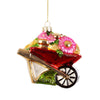 Wheelbarrow Glass Ornament  | Putti Christmas Canada