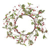 RAZ Eucalyptus and Red Berry Wreath  | Putti Christmas Canada