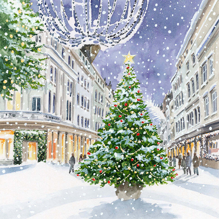 The Art File Covent Garden Christmas Greeting Card Wallet | Putti Christmas 