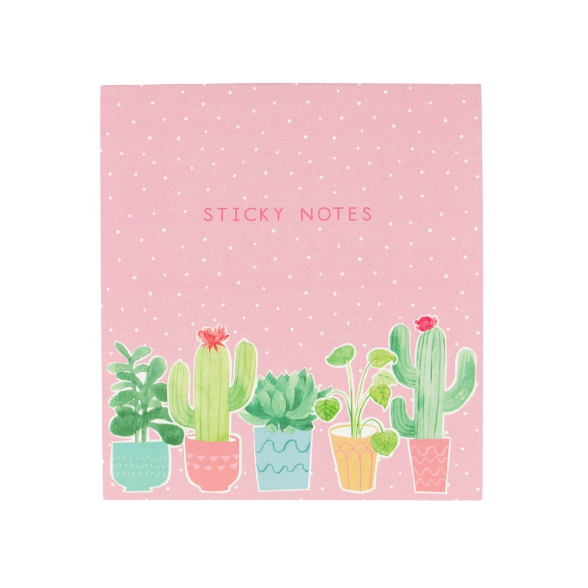  Pastel Cactus Sticky Note Set, RJBS-RJB Stone, Putti Fine Furnishings
