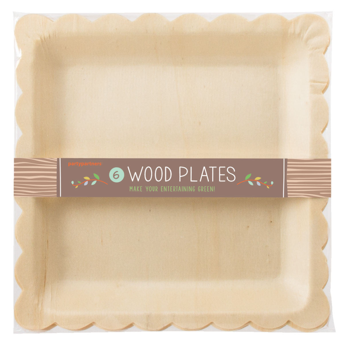  Birchwood Scallop Plates, PP-Party Partners - Estelle Gifts, Putti Fine Furnishings