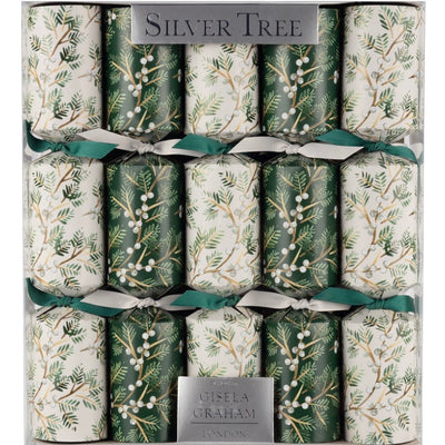 White Vine and Berries Christmas Crackers | Putti Christmas Canada