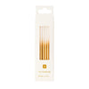 White and Gold Ombre Long Candles | Putti Party Supplies