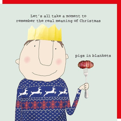 Rosie Made a Thing Box Set Christmas Cards - Pigs In Blankets Xmas | Putti Christmas Canada