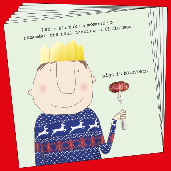 Rosie Made a Thing Box Set Christmas Cards - Pigs In Blankets Xmas | Putti Christmas Canada 