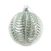 Sage Green Scalloped Glass Ball Ornament | Putti Christmas Decorations