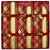 Red and Gold Plaid Christmas Crackers