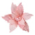 Pink Velvet Poinsettia Head